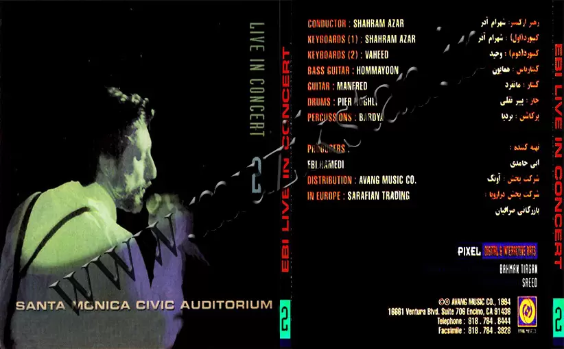 کنسرت سانتامونیکا 1994 2 (استریو آونگ موزیک)